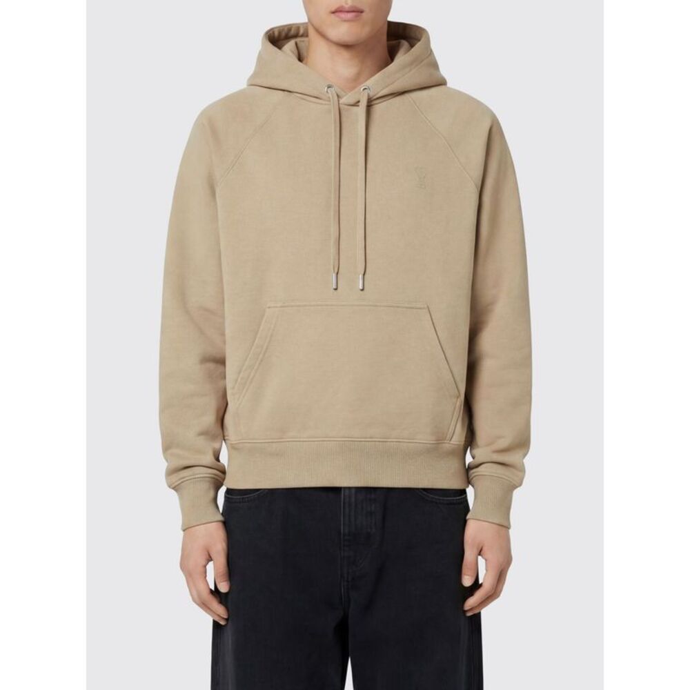 Ami Paris Sweatshirt Men Beige